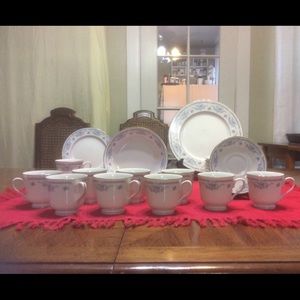 Set of 12-place setting Fine China- Blue